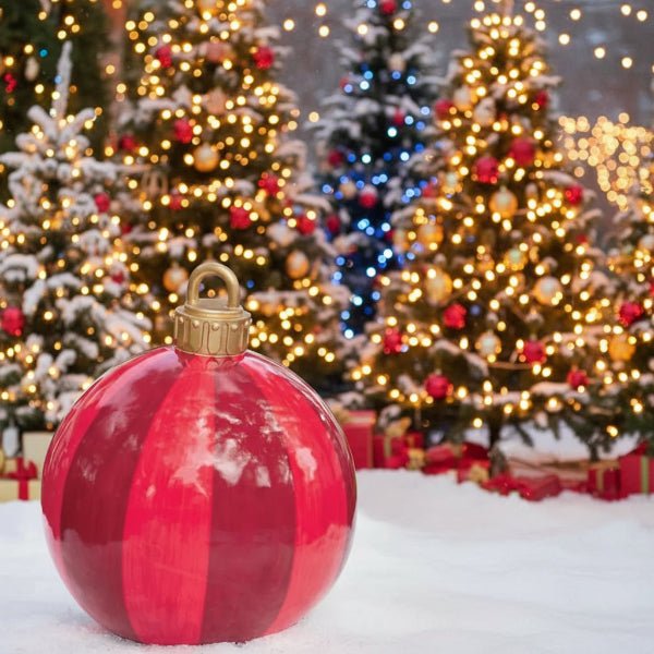 Grandes bolas de Navidad impermeables para uso interior y exterior