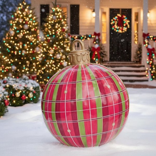 Grandes bolas de Navidad impermeables para uso interior y exterior