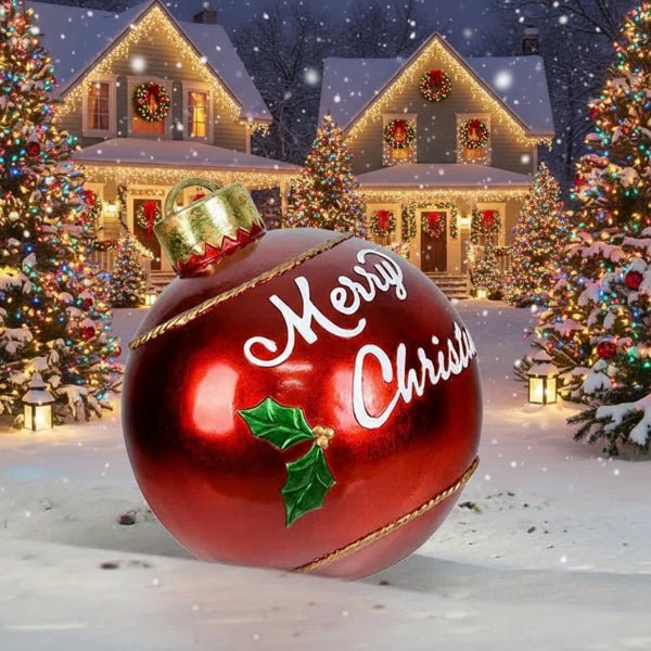 Grandes bolas de Navidad impermeables para uso interior y exterior