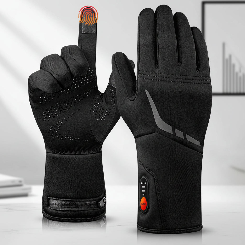 Guantes calefactables a batería impermeables con pantalla táctil para invierno