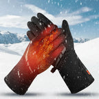 Guantes calefactables a batería impermeables con pantalla táctil para invierno