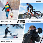 Guantes calefactables a batería impermeables con pantalla táctil para invierno