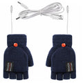 Guantes calefactables cálidos por ondas, recargables por USB