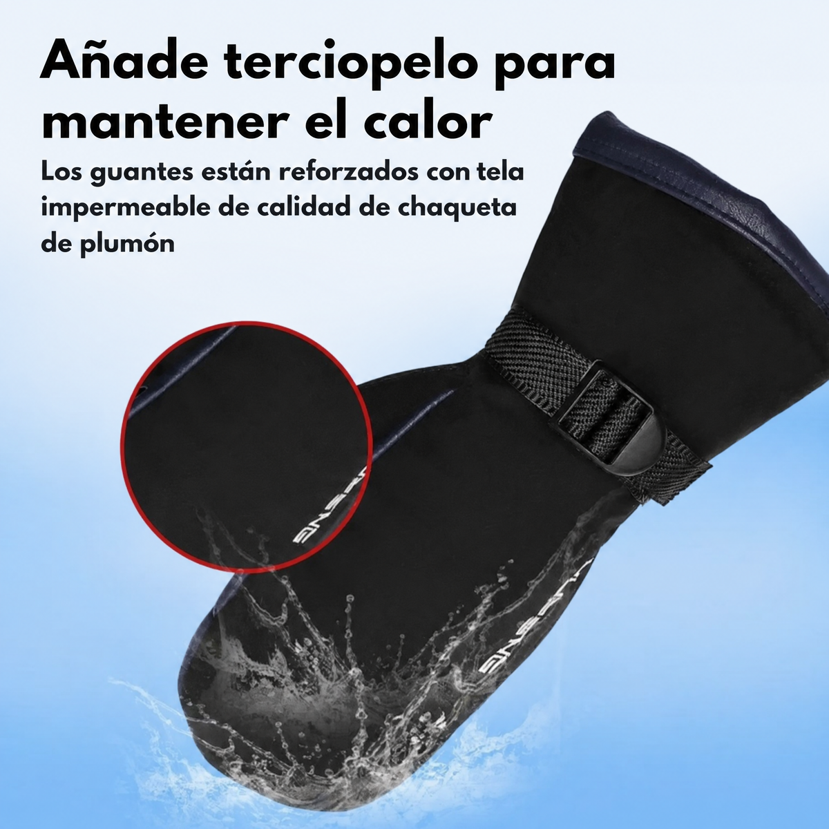 Guantes calefactables eléctricos | Doble cara, USB recargables 10.000 mAh | Impermeables para esquí y moto