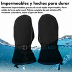 Guantes calefactables eléctricos | Doble cara, USB recargables 10.000 mAh | Impermeables para esquí y moto