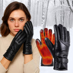 Guantes calefactables para mujer UK – Guantes térmicos de invierno impermeables para mujer con pantalla táctil y diseño 