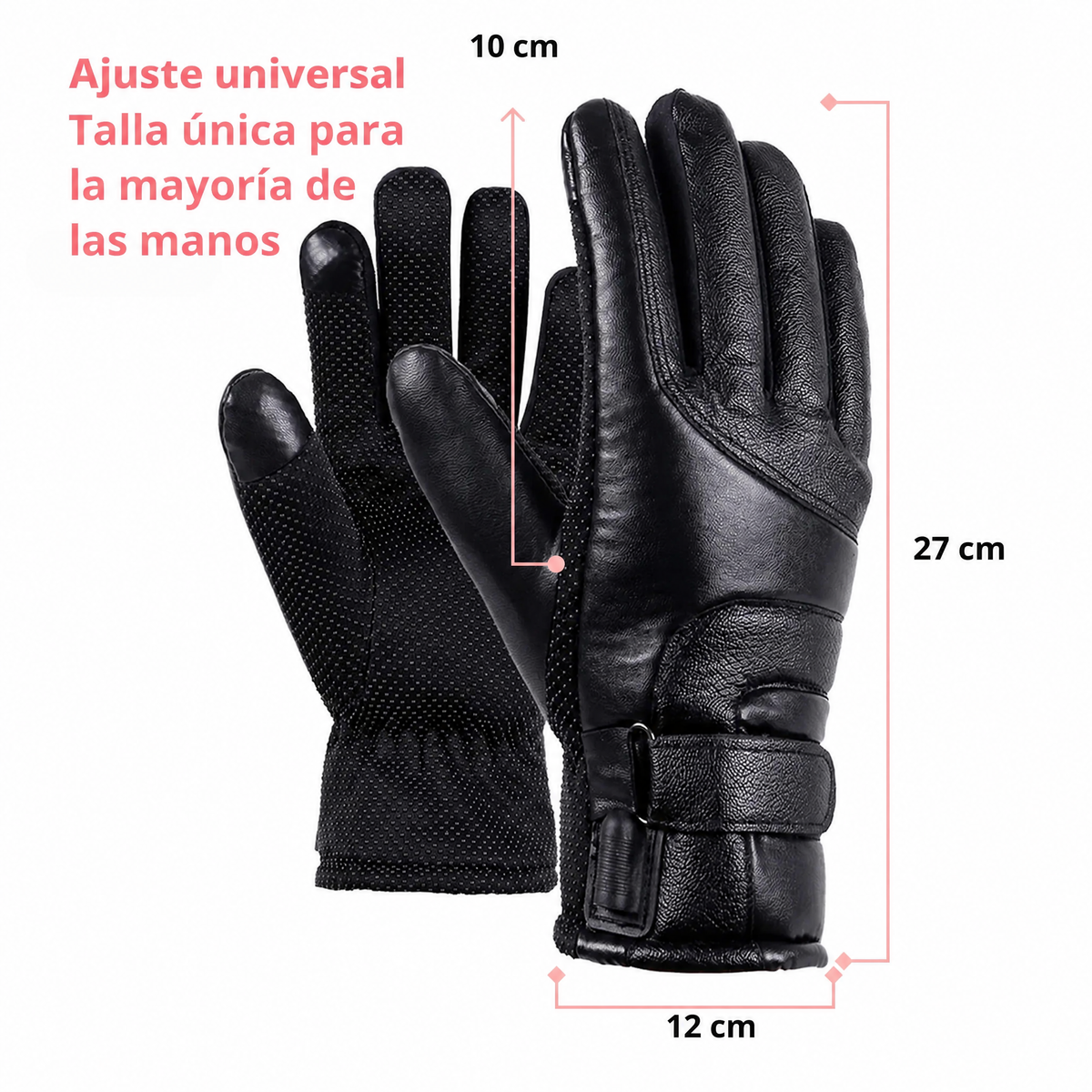 Guantes calefactables para mujer UK – Guantes térmicos de invierno impermeables para mujer con pantalla táctil y diseño 