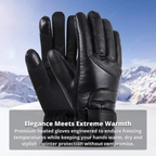 Guantes calefactables para mujer UK – Guantes térmicos de invierno impermeables para mujer con pantalla táctil y diseño 