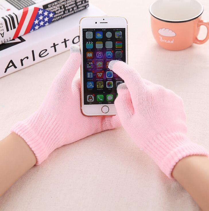 Guantes cálidos e impermeables de invierno con compatibilidad con pantallas táctiles