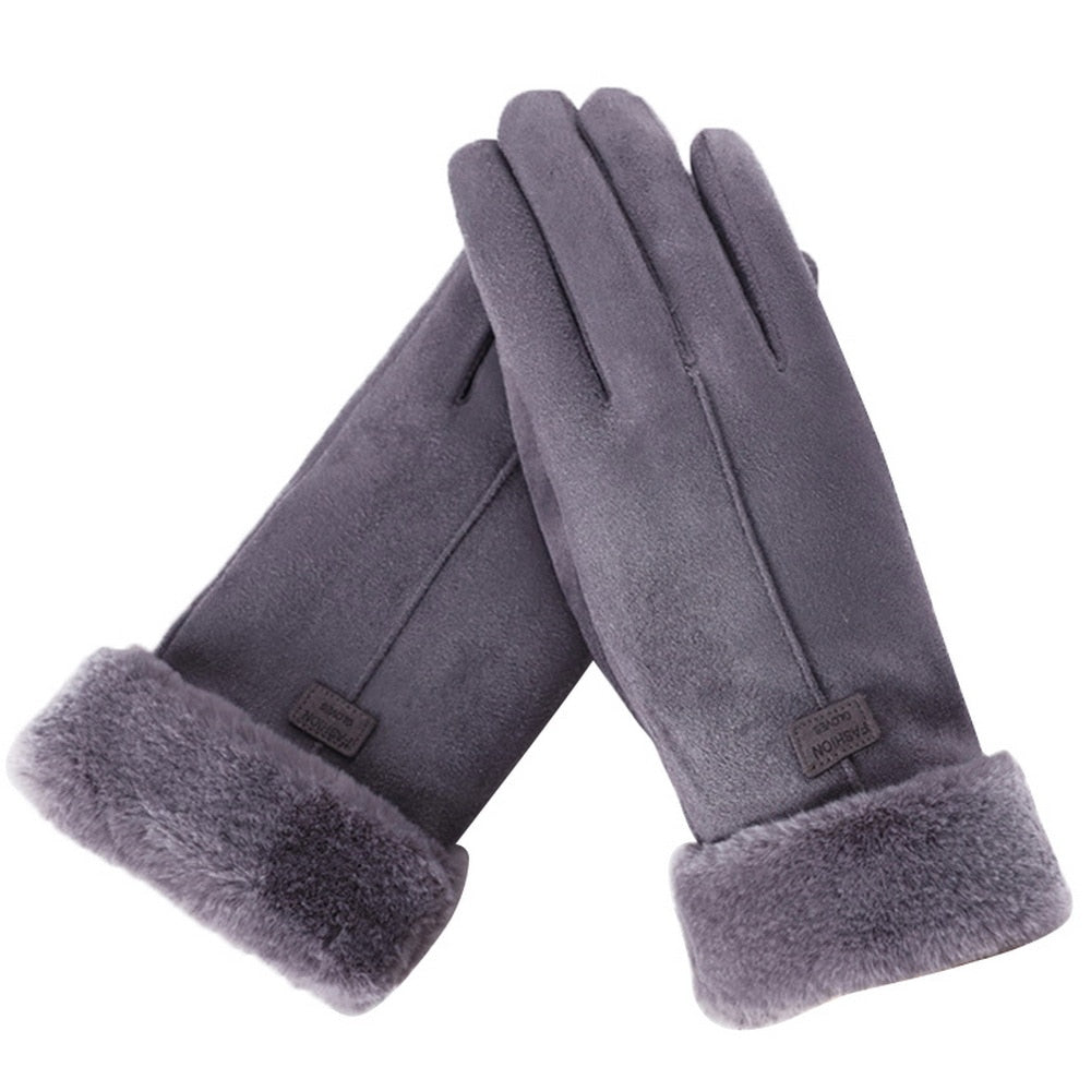 Guantes cálidos e impermeables de invierno con compatibilidad con pantallas táctiles