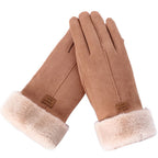 Guantes cálidos e impermeables de invierno con compatibilidad con pantallas táctiles