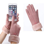 Guantes cálidos e impermeables de invierno con compatibilidad con pantallas táctiles