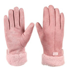 Guantes de invierno cálidos para mujer con pantalla táctil