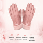 Guantes de invierno cálidos para mujer con pantalla táctil