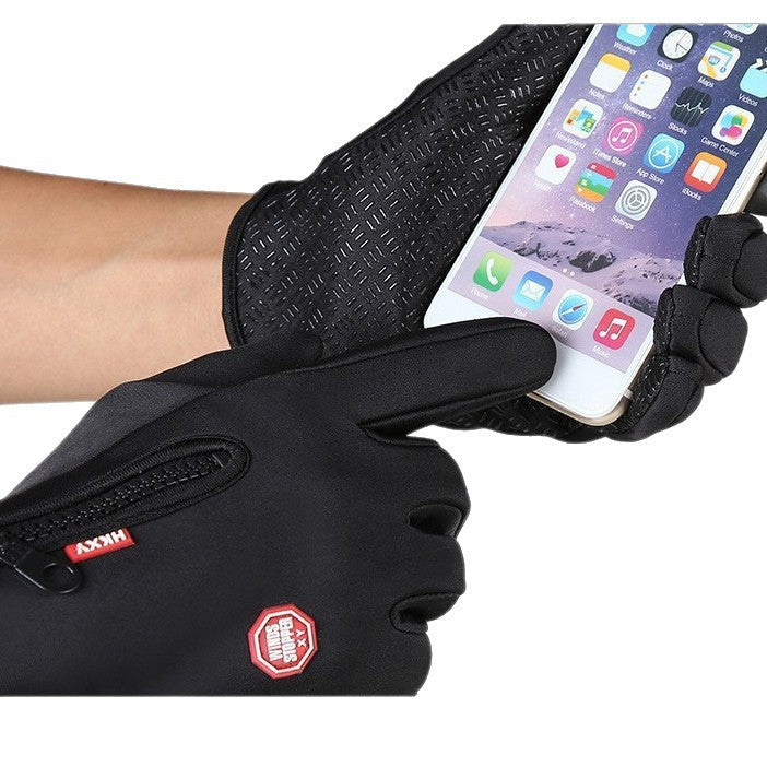 Guantes de invierno impermeables con función táctil
