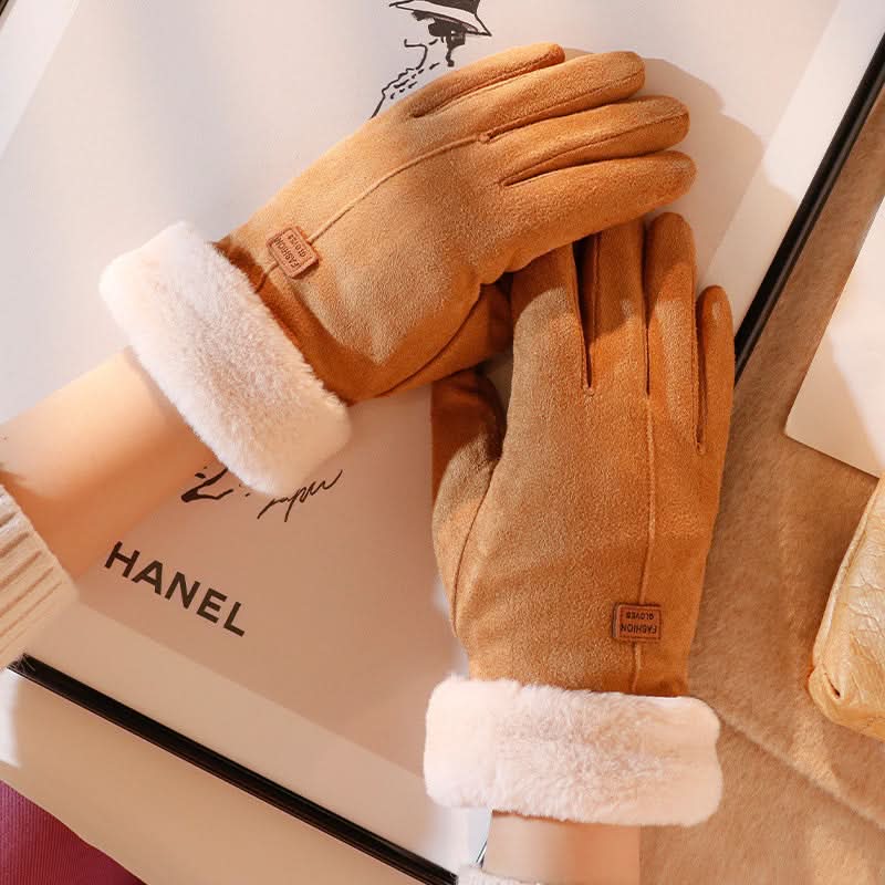 Guantes de invierno impermeables con pantalla táctil para tiempo frío