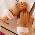Guantes de invierno impermeables con pantalla táctil para tiempo frío