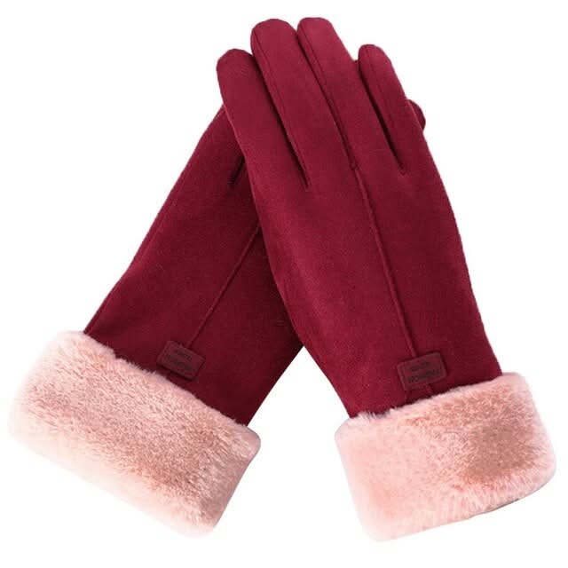 Guantes de invierno impermeables con pantalla táctil para tiempo frío