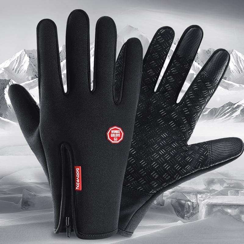 guantes impermeables y cortaviento