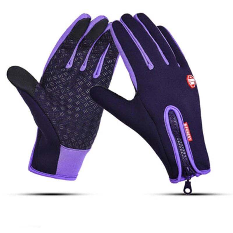 guantes impermeables y cortaviento