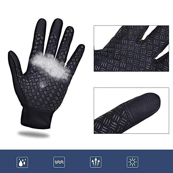 guantes impermeables y cortaviento