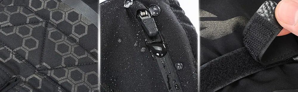 Guantes térmicos calefactables | Guantes de invierno impermeables recargables