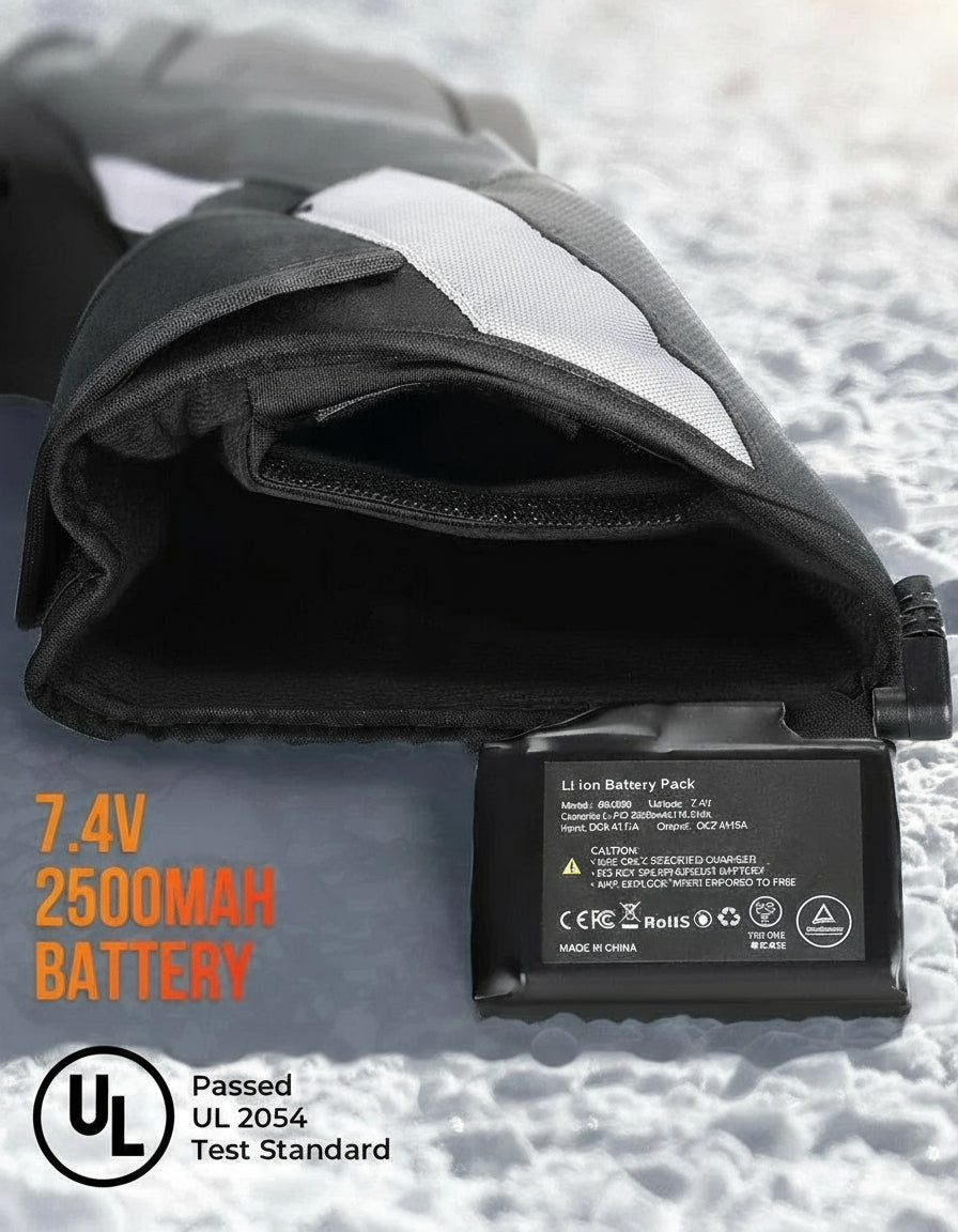 Guantes térmicos calefactables | Guantes de invierno impermeables recargables