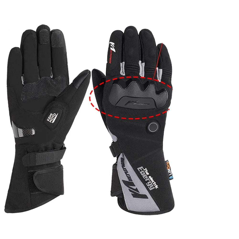 Guantes térmicos calefactables | Guantes de invierno impermeables recargables