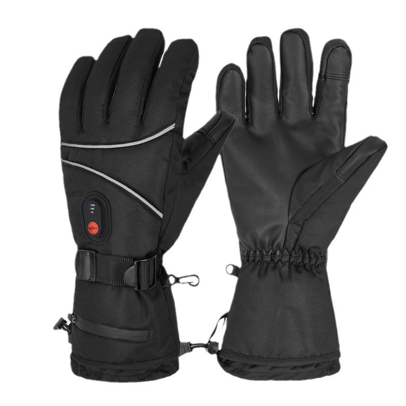 Guantes térmicos calefactables | Guantes de invierno impermeables recargables