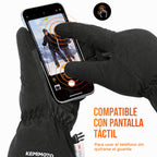 Guantes térmicos calefactables | Guantes de invierno impermeables recargables