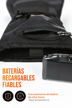 Guantes térmicos calefactables | Guantes de invierno impermeables recargables