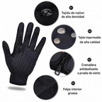 Guantes térmicos de invierno impermeables y cortaviento