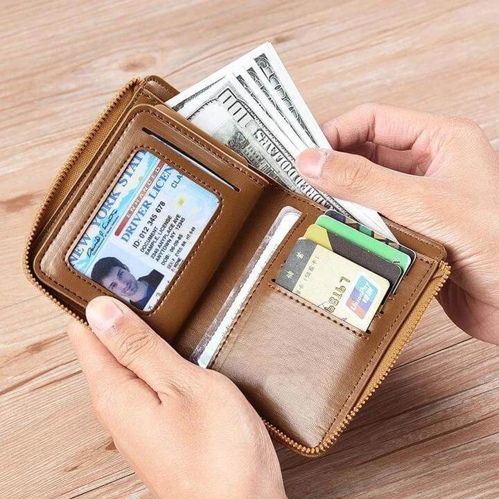 GUARDSAFE - Cartera antirrobo para hombre | Protección RFID