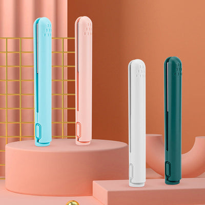 HairFlex – Mini plancha rizadora y alisadora 2 en 1 con recubrimiento cerámico