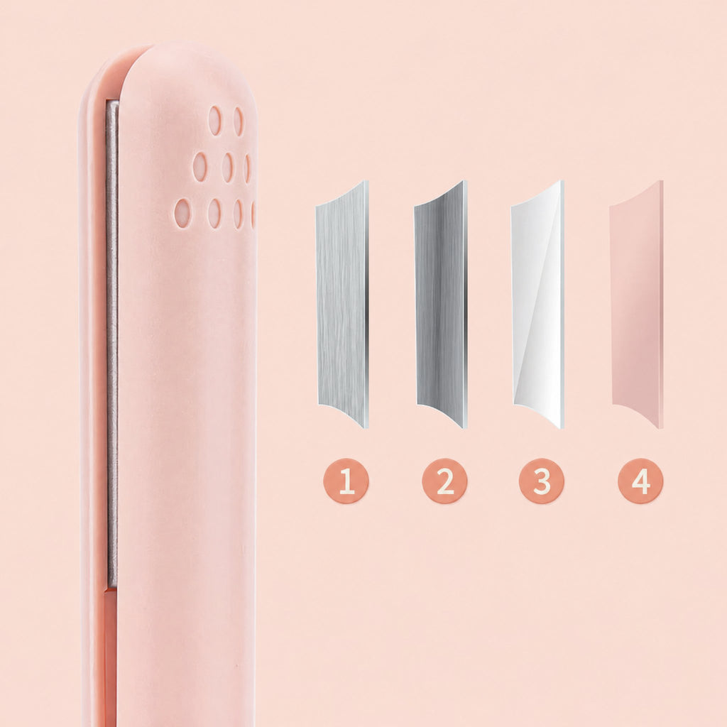 HairFlex – Mini plancha rizadora y alisadora 2 en 1 con recubrimiento cerámico