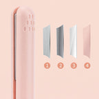 HairFlex – Mini plancha rizadora y alisadora 2 en 1 con recubrimiento cerámico