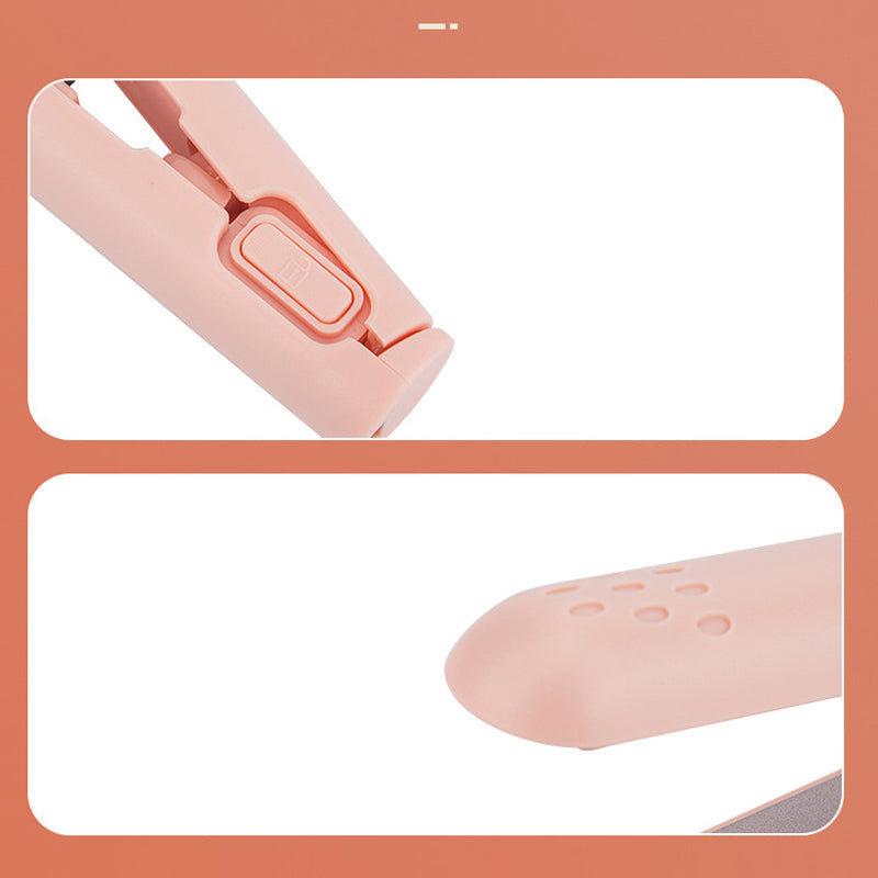 HairFlex – Mini plancha rizadora y alisadora 2 en 1 con recubrimiento cerámico