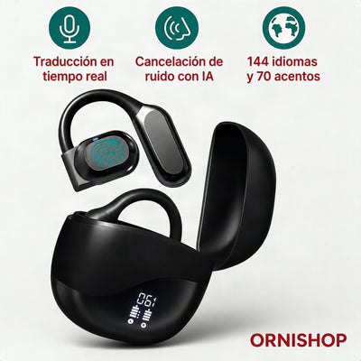 Auriculares Traductores Inteligentes 144 Idiomas en Tiempo Real