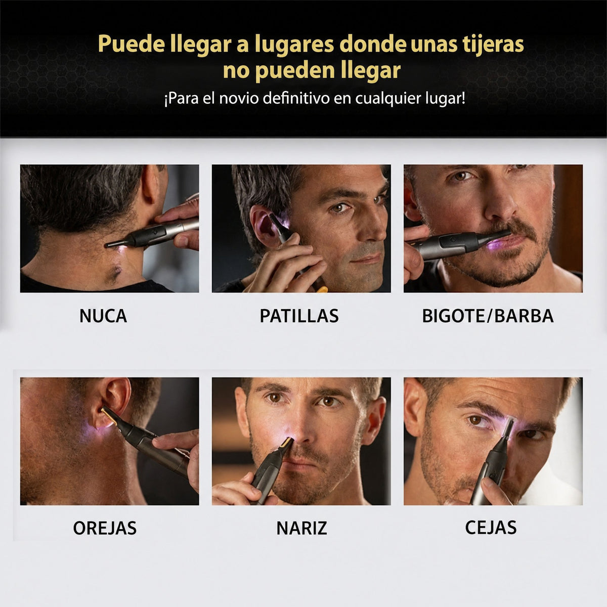 Herramienta de Aseo de Precisión | Cuchillas de Microoscilación | Acero Titanizado