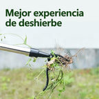 Herramienta quitahierbas de pie con mango largo
