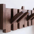 Perchero de pared de madera con forma de piano, diseño elegante y madera duradera