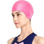 HydroFit – Gorro de natación de silicona con protección para los oídos