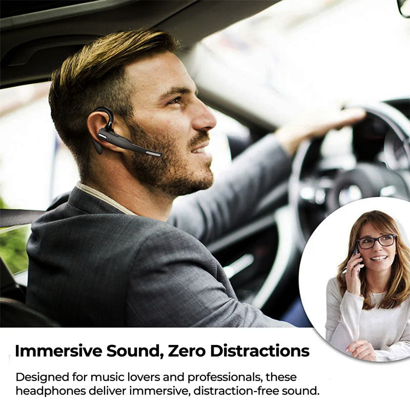 Auriculares inalámbricos Bluetooth 5.1 con banda para el cuello y cancelación de ruido