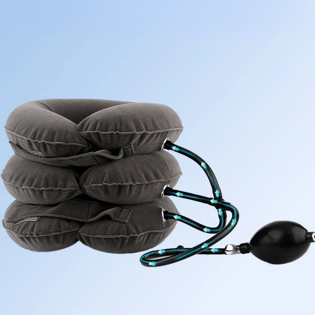 Almohada de tracción cervical para estirar el cuello