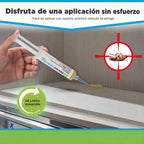 Jeringa de gel para control de plagas en interiores Eliminación de cucarachas