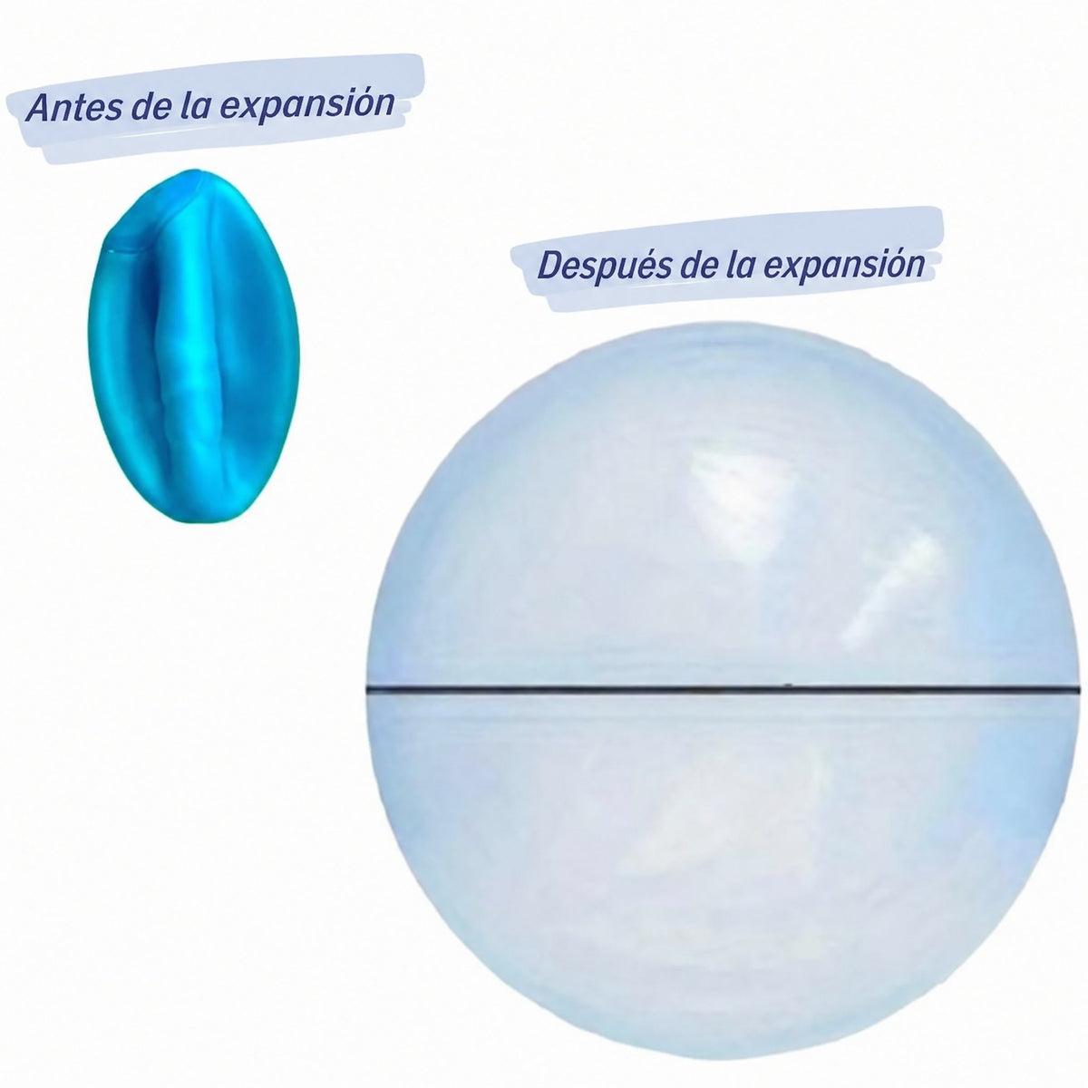 Juego de 3 pelotas gigantes tipo globo de gelatina