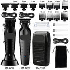 Kit profesional masculino de cortapelos y afeitadora eléctrica