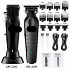 Kit profesional masculino de cortapelos y afeitadora eléctrica