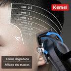 Kit profesional masculino de cortapelos y afeitadora eléctrica