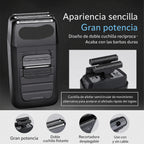Kit profesional masculino de cortapelos y afeitadora eléctrica